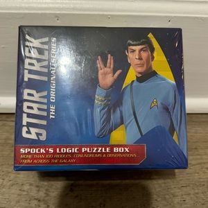 New! Star Trek The Original Series Spock's Logic Puzzle Box